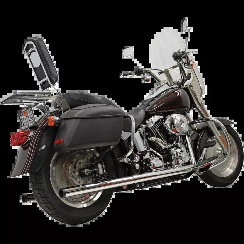 BASSANI TRUE DUAL DRAG PIPES HARLEY DAVIDSON SOFTAILS 86-17