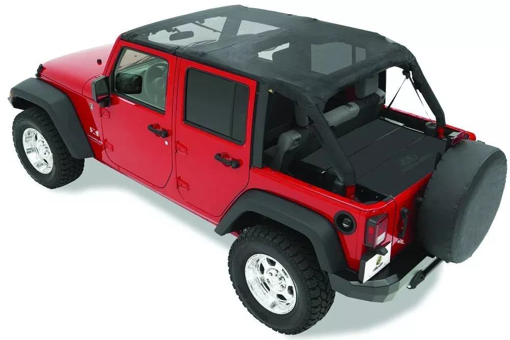 Bestop Header Bikini (Mesh) 52581-11 fits 2007-2009 Jeep Wrangler JK 4-Door