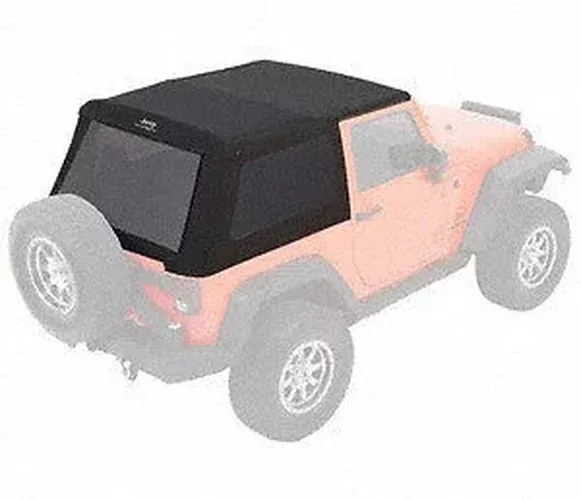 Bestop Trektop Glide (Black Diamond) 54422-35 fits 2007-2018 Jeep Wrangler JK 2-Door