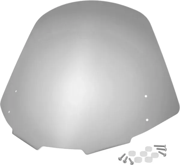 BIG BIKE PARTS WINDSHIELD TOURING CLEAR SPYDER 9.5″ WIDER & 12.5″ TALL 20-401