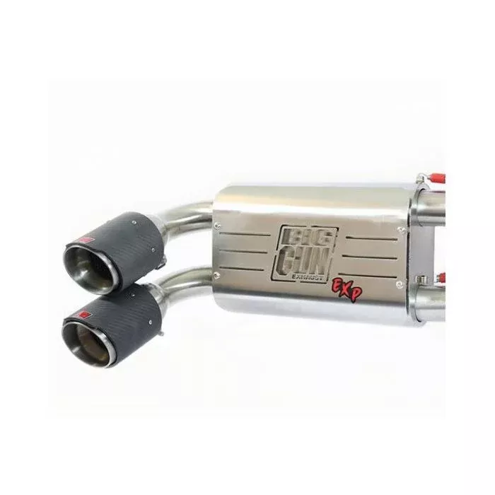 Big Gun Ballistic Stainless Steel Slip-On Exhaust With Black End Tip 08-1192