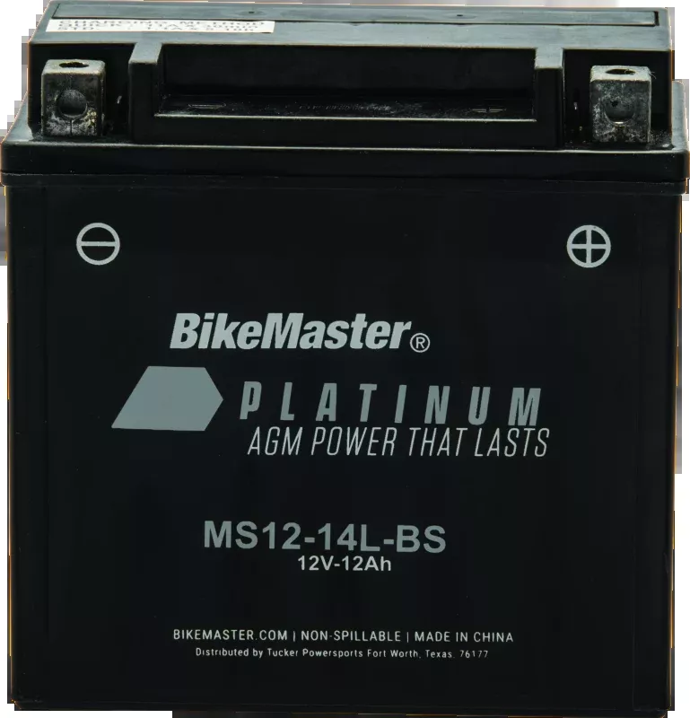 BikeMaster AGM Battery – MS12-14L-BS 780756