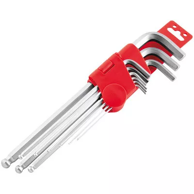 BikeMaster Metric Long Ball End Hex Wrench Set