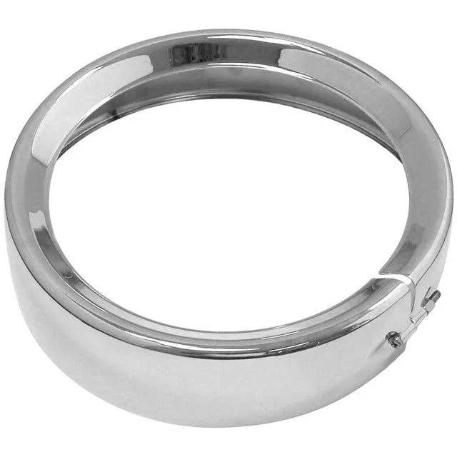 Bikers Choice 7" Chrome Headlight Trim Ring Bezel for Harley Touring FLD 83-13