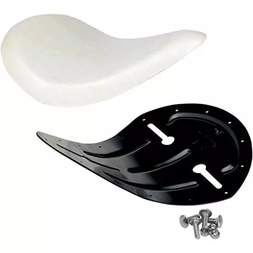 Biltwell SL-UFP-00-RW Slimline Solo Seat (for Custom Applications, Uncovered)