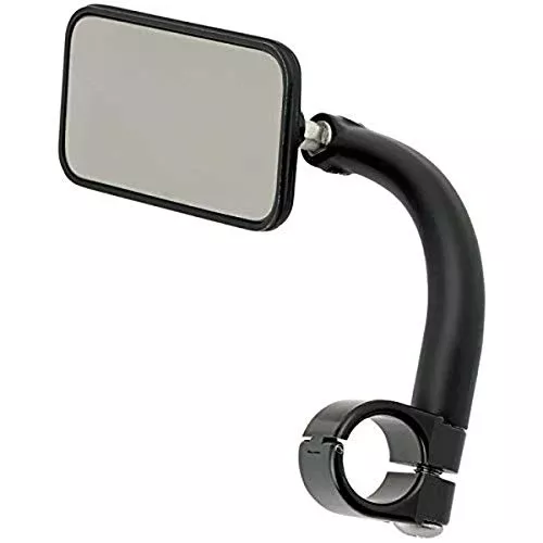 Biltwell (UM-REC-01-BK) Rectangle Bar Mount Mirror With 1″ I.D. Clamp-Black