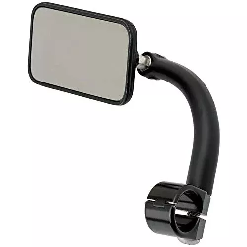 Biltwell (UM-REC-78-BK) Rectangle Bar Mount Mirror With 7/8″ I.D. Clamp-Black