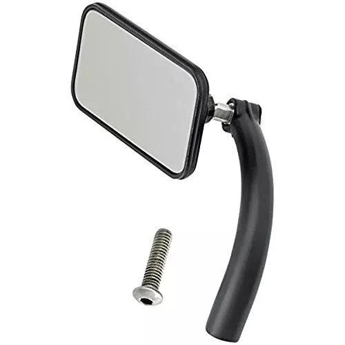 Biltwell (UM-REC-HD-BK) Rectangle Perch Mount Mirror For H-D-Black