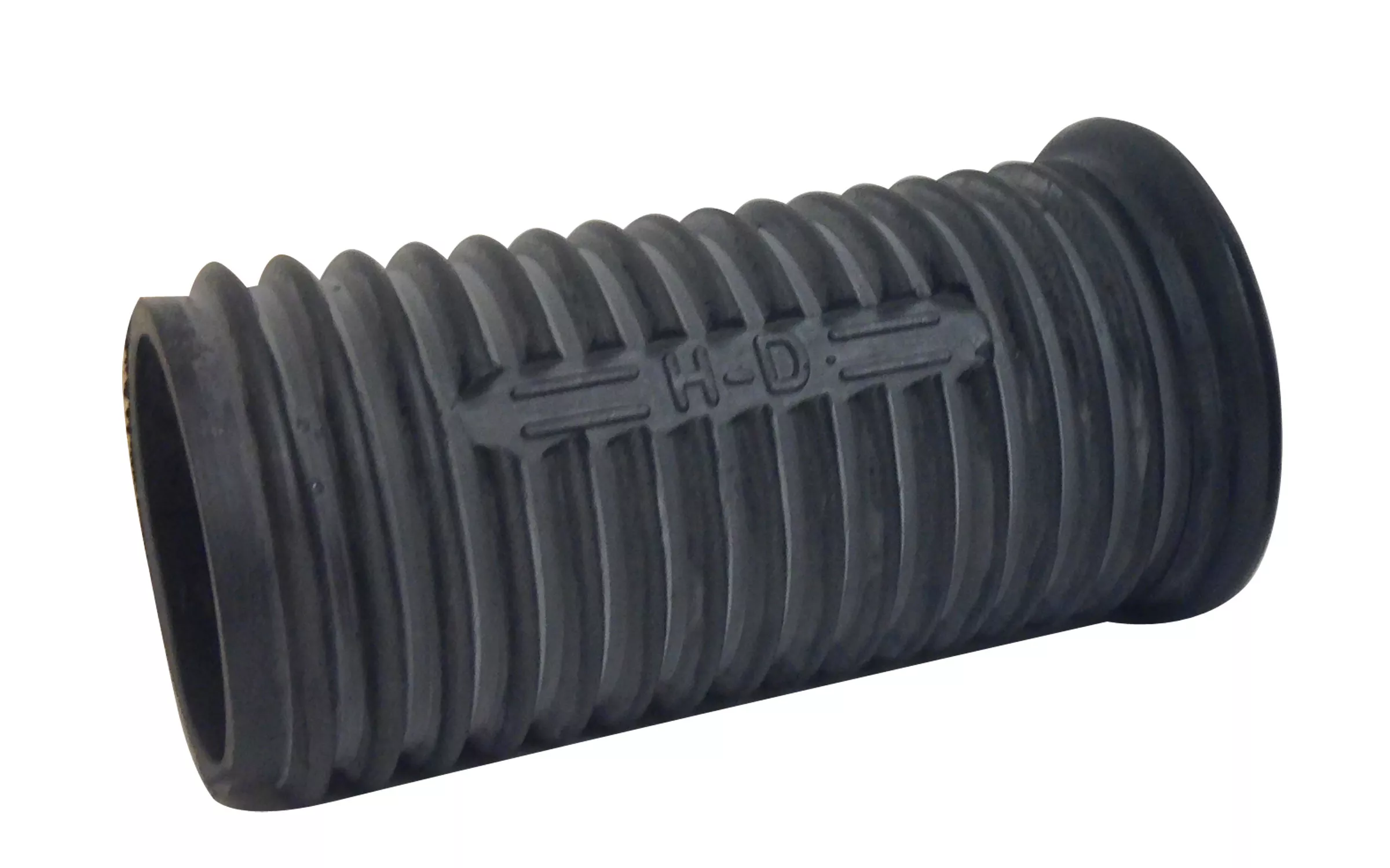 Black Footrest Rubber "H-D" Imprint Replacement For Harley-Davidson Motorcycles