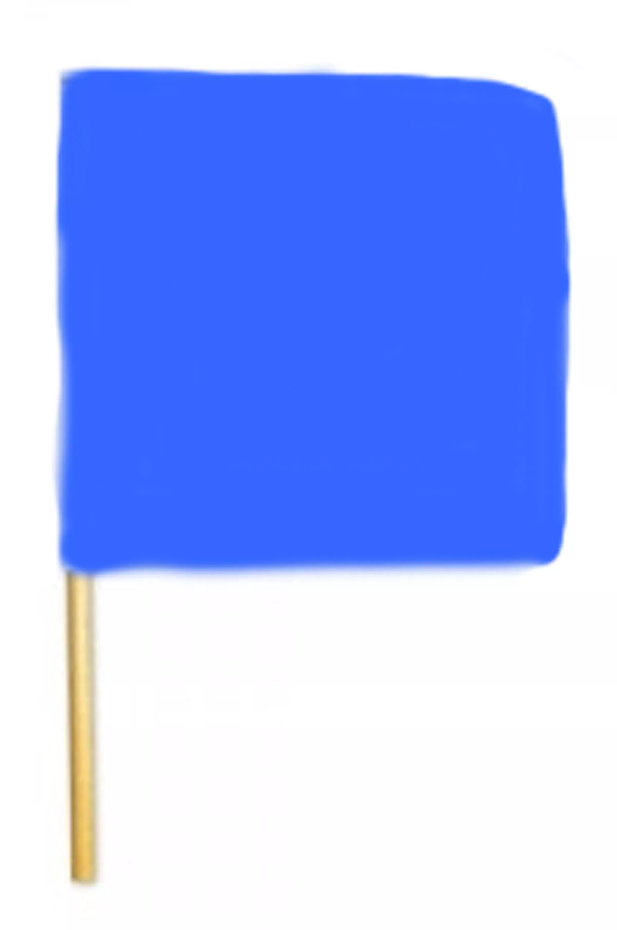 Blue Go Kart Racing Flag