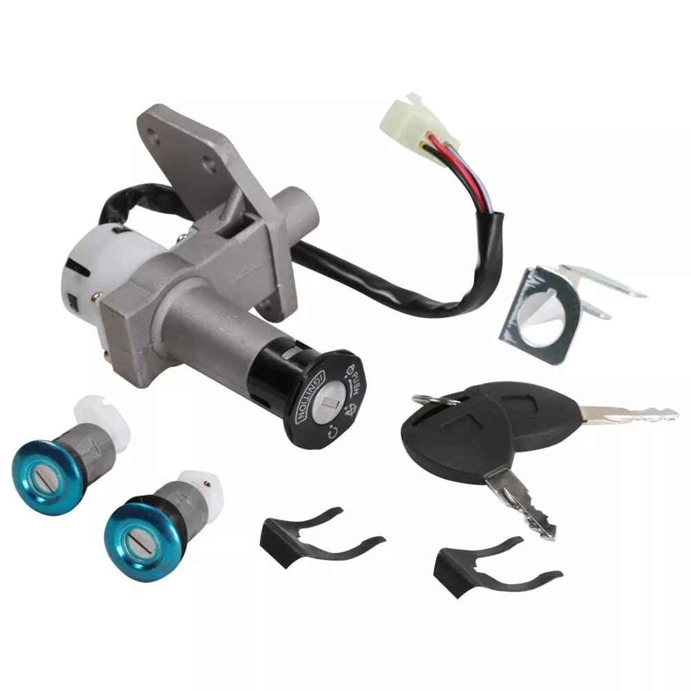 Blue Line Key and Ignition Set (Type 2); GY6, 139QMB