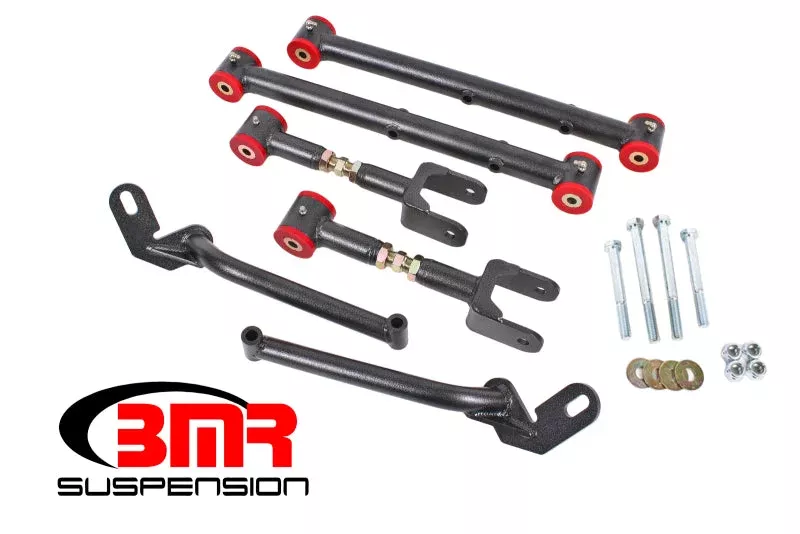 BMR Suspension Adj. Rear Suspension Kit – Black Hammertone fits 1978-1987 Buick Regal / 1982-1983 Buick Regal Estate Wagon / 1987 Buick Regal GNX / 1984-1987 Buick Regal Grand National
