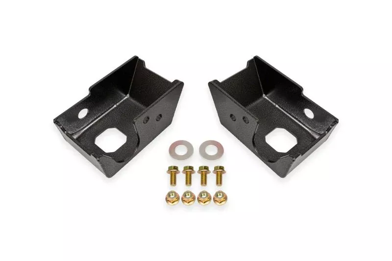 BMR Suspension BMR 21-24 Ford Bronco Rear Shock Mount Skid Plates – Black Hammertone SG1860H