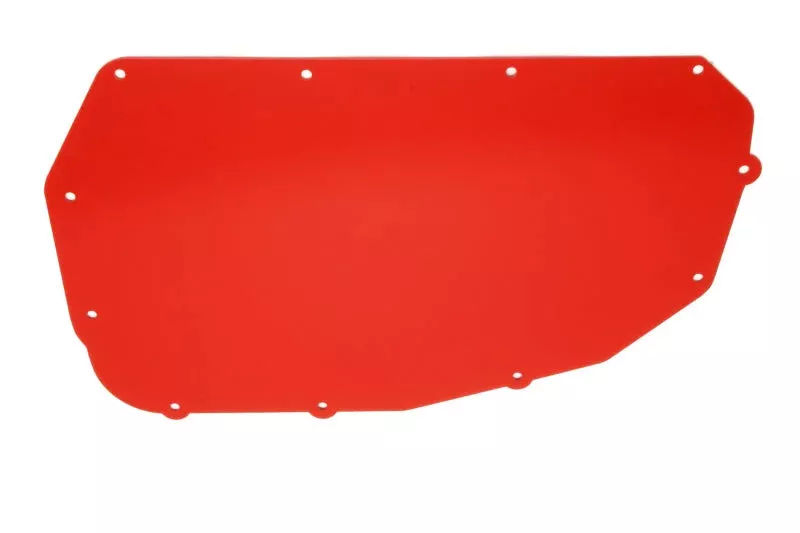 BMR Suspension A/C Delete Panel (Aluminum) – Red fits 1978-1987 G-Body