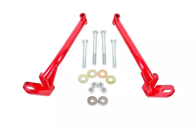 BMR Suspension Control Arm Reinforcement Braces - Red fits 1978-1987 G-Body