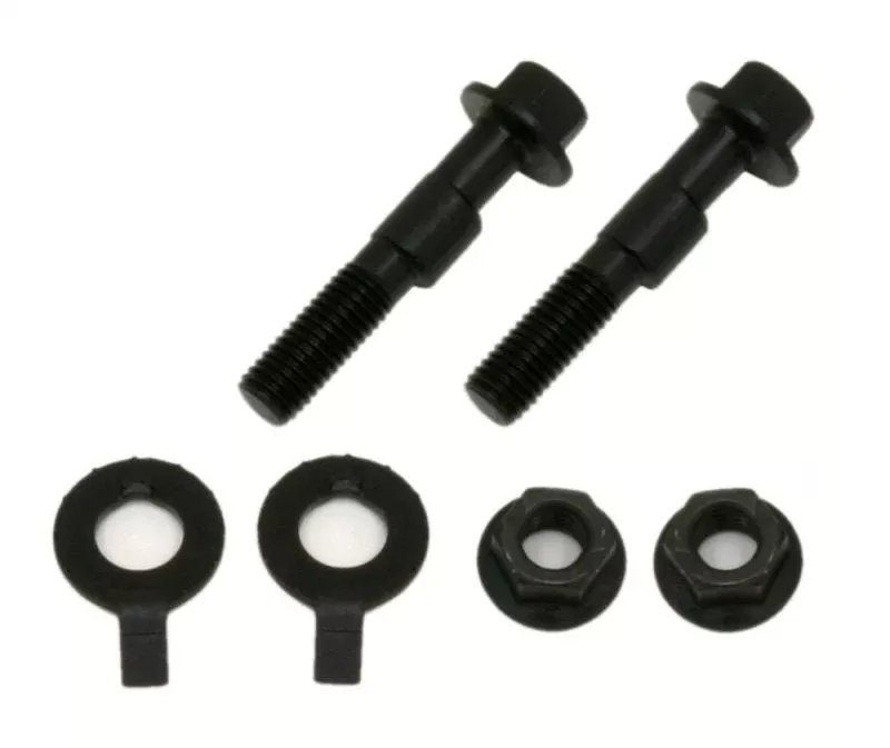 BMR Suspension Front Camber Bolts (2 Degree Offset) - Black fits 2005-2014 Ford Mustang S197