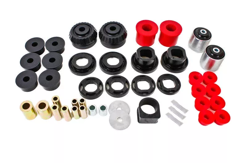 BMR Suspension Total Suspension Bushing Kit (BK003 BK007 BK012) – Black/Red fits 2008-2009 Pontiac G8