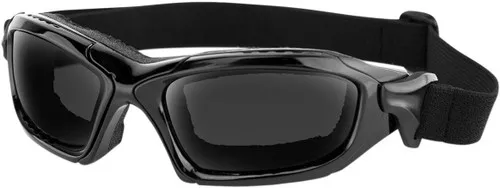 Bobster Black Diesel Goggles w/3 Interchangeable Lenses