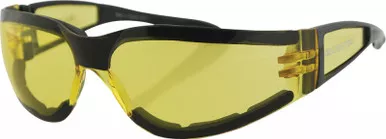 Bobster Shield Ii Sunglasses Black W/Yellow Lens - ESH204