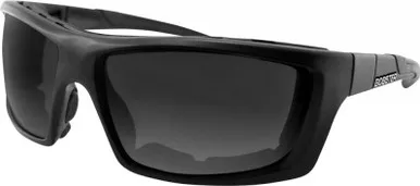 Bobster Sunglasses Trident Convertible Clear Smoke W/Amber Lenses - BTRI101