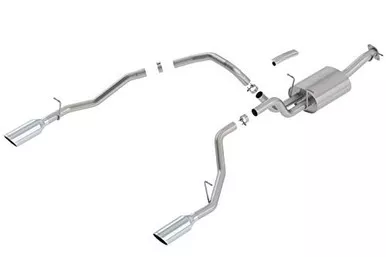 Borla 140758 Touring Cat-Back Exhaust System; 3 in. to 2.5in; Incl. Muffler Assy