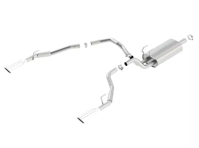 Borla Cat-Back Touring 09-15 Ram 1500 5.7L EC SB Truck Single Spilt Rear Exit Through Bumper 140552