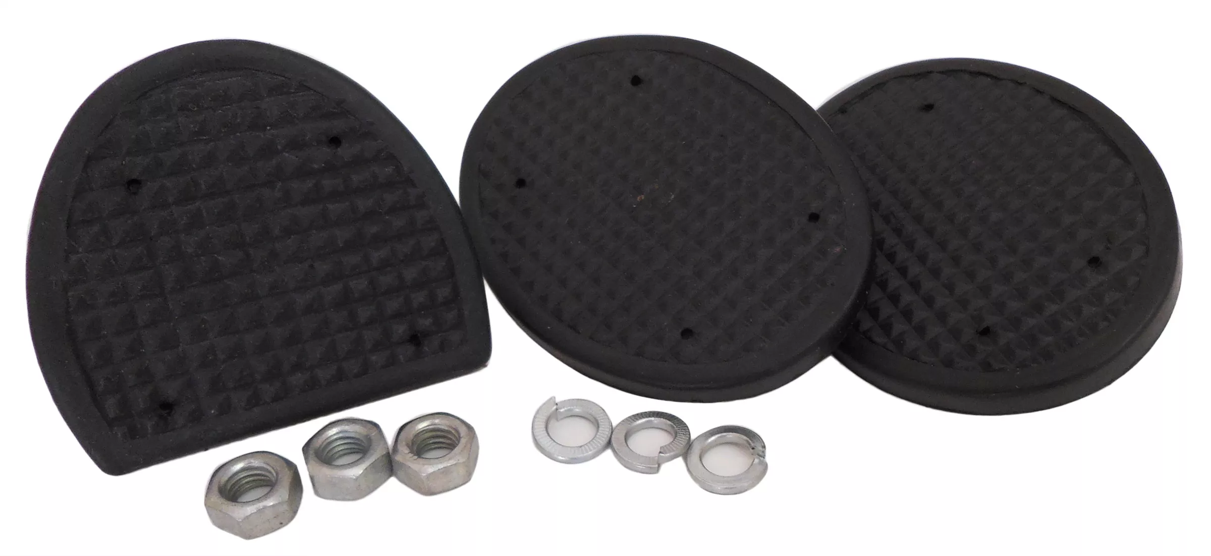 Brake & Clutch Pedal Pad Set For Harley-Davdison Flathead