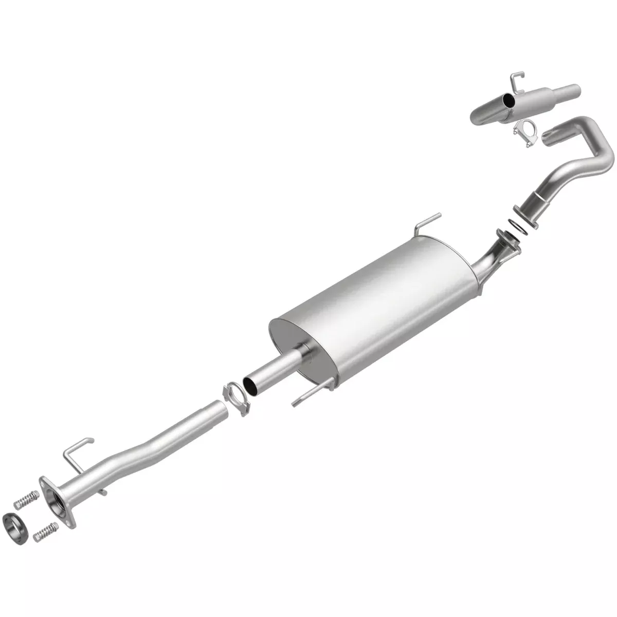 BRExhaust Direct-Fit Exhaust System Replacement Kit 106-0075 fits 2003-2004 Lexus GX470 / 2003-2009 Toyota 4RUNNER LIMITED