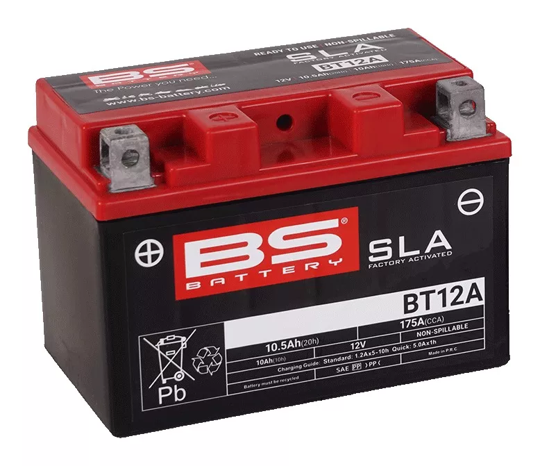 BS Battery BT12A SLA Factory-Activated AGM Battery