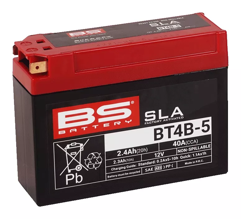 BS Battery BT4B-5 SLA Factory-Activated AGM Battery