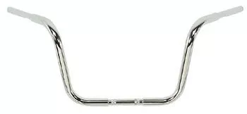 Burly B28-308T Chrome 10" Height 1.25" Diameter Apehanger Handlebar
