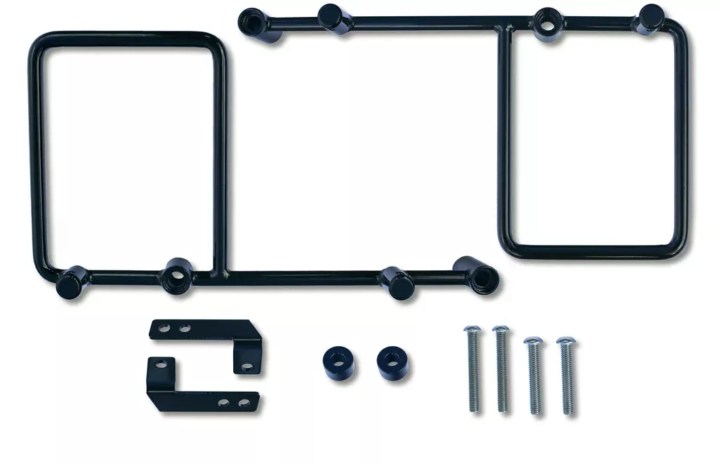 Burly Brand B15-1051 Saddlebag Support Brackets for Harley-Davidson – Black