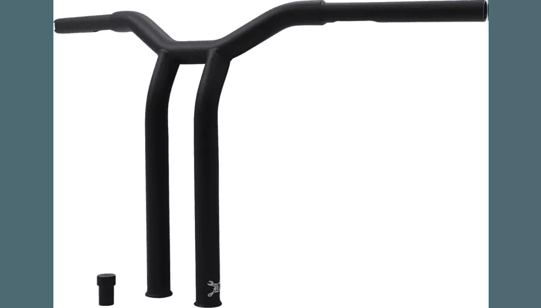Burly Brand Raked Dominator Handlebars for '49-24 Harley Davidson Models (Select Height and Finish)
