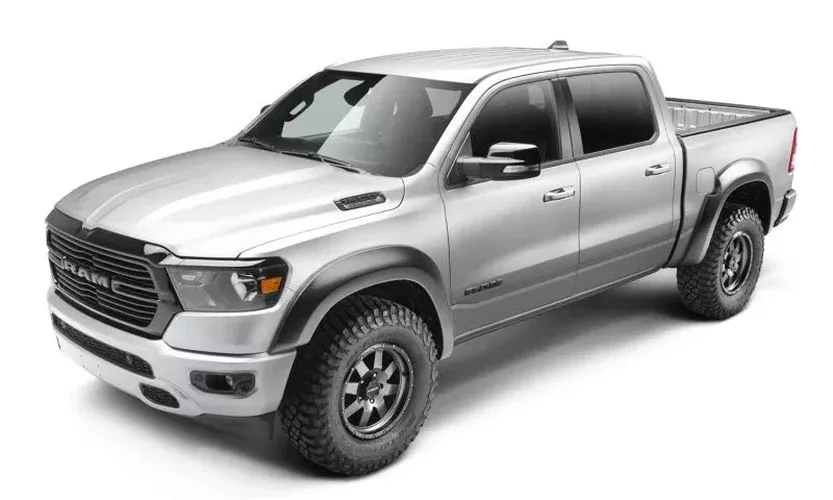 Bushwacker Extend-A-Fender Flares 4pc – Smth Blk fits 2019-2024 Ram 1500 / 2500 / 3500