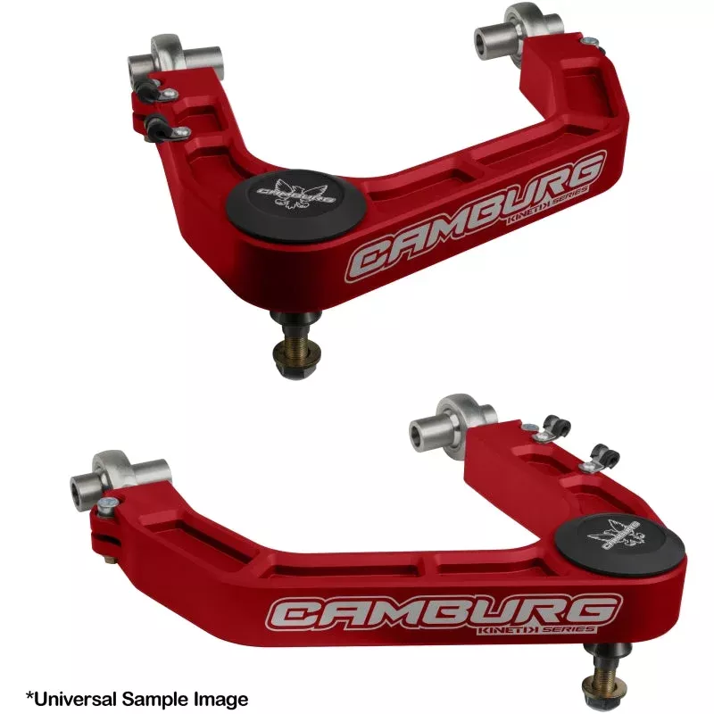 Camburg KINETIK Series Billet Upper Control Arms – Red fits 2021-2024 Ford F-150