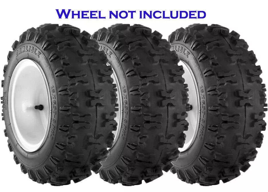 Carlisle Snow Hog Snow Thrower Tiller Tire 4ply 18×6.50-8 Pack of 3