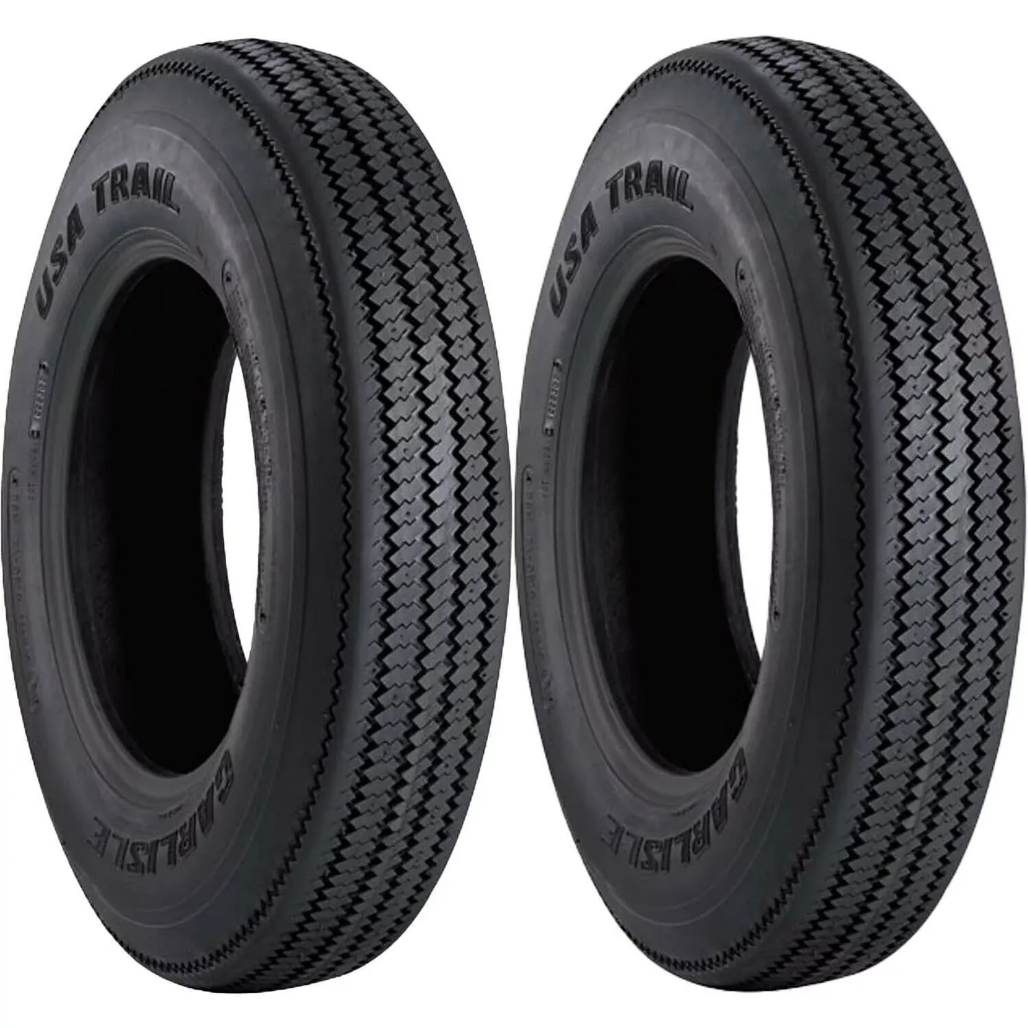 Carlisle USA Trail Trailer Tire LRC 6Ply 6.90-9 Pack of 2
