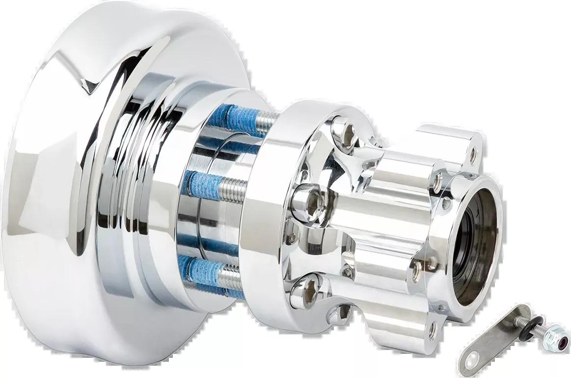 Cartridge Hub - with TPMS - Rear - Chrome - Kit