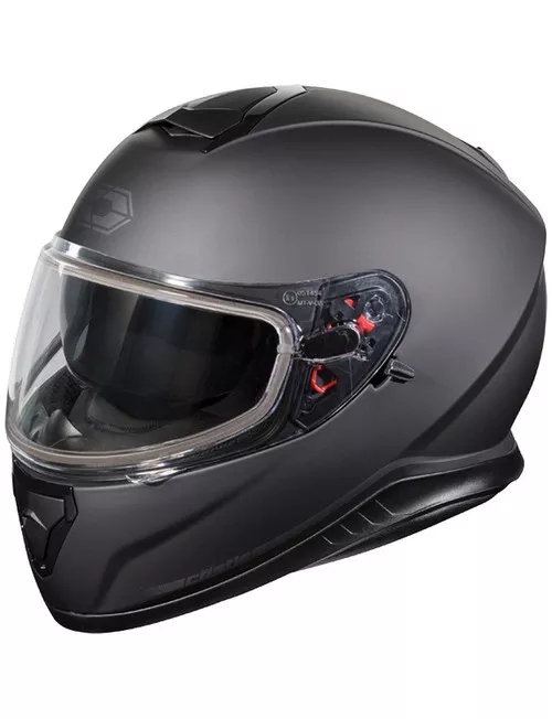 Castle X Thunder 3 SV Solid Dual Pane Shield Snow Helmet