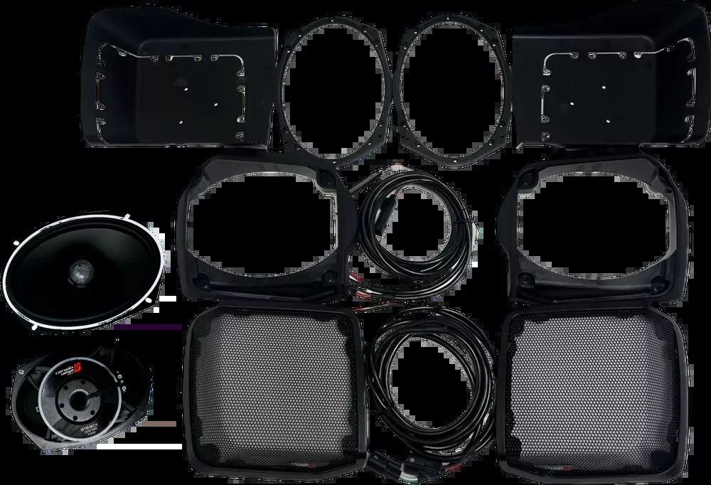 CERWIN VEGA SADDLEBAG SPEAKER KITS HARLEY DAVIDSON BAGGERS 98-24