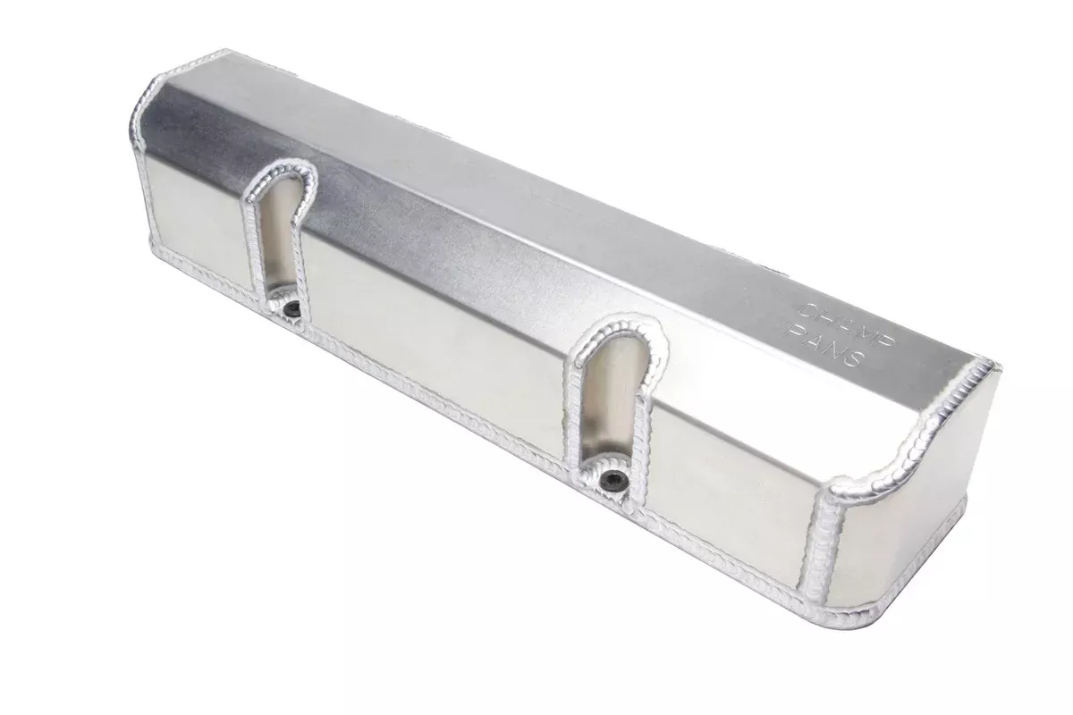Champ Pans RH Fabricated Aluminum Valve Cover CP1146 fits SBC
