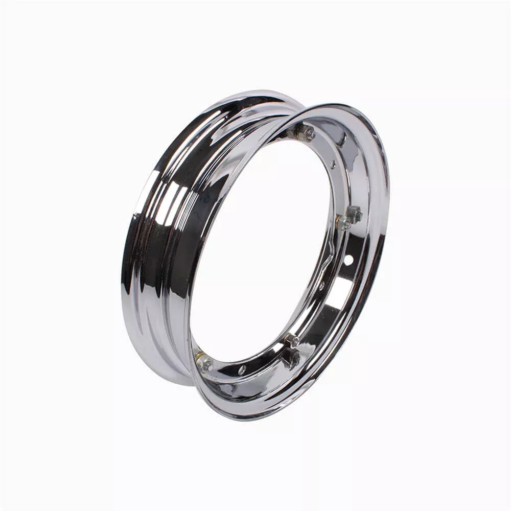 Chrome 3.50-10 Split Rim | Vintage Vespa Genuine Stella