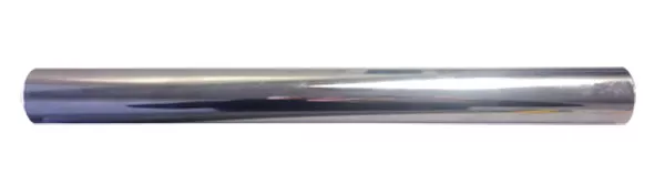 Chrome Exhaust Pipe Length: 18-1/2 | OD: 2-1/2"