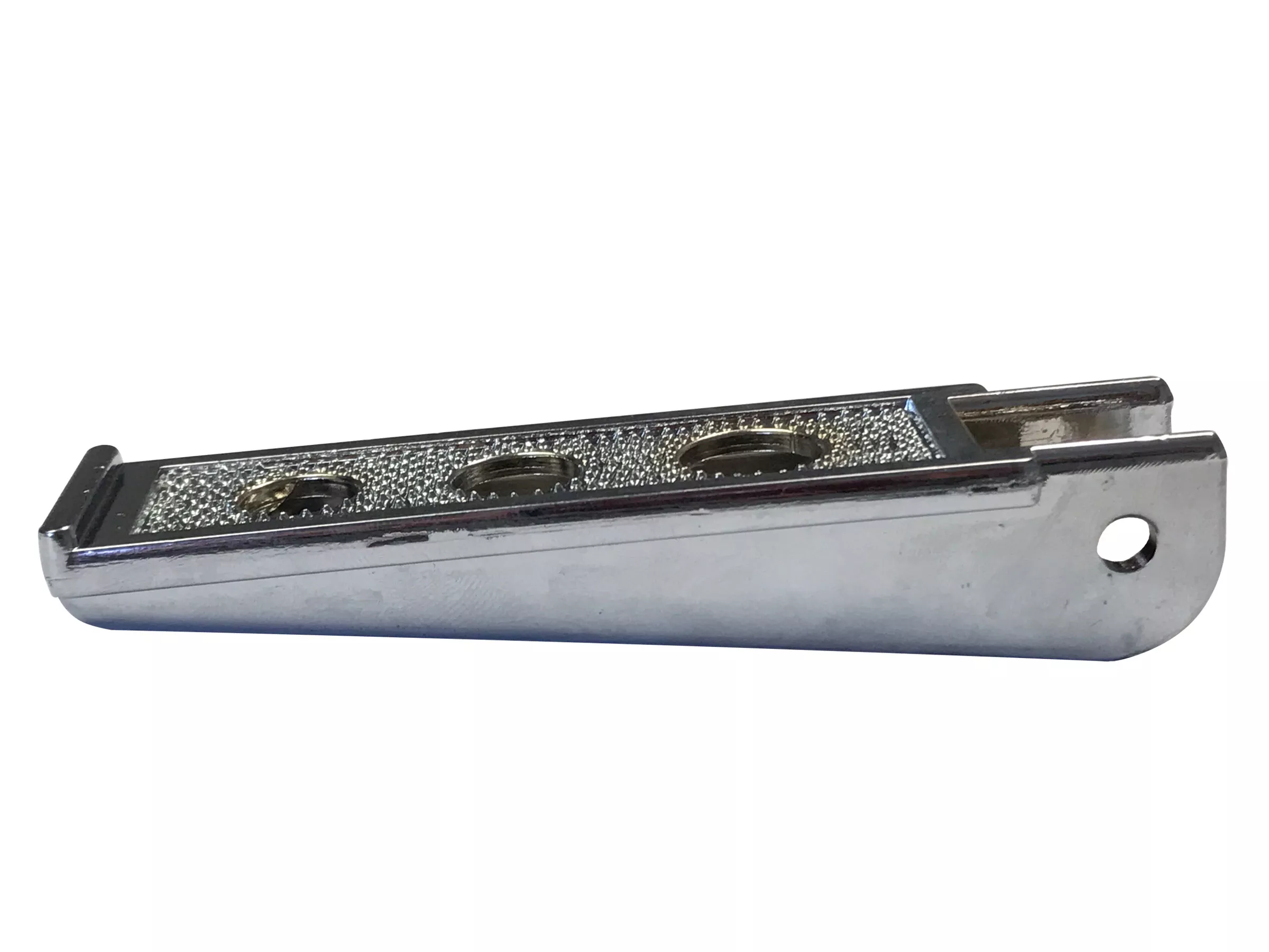Chrome Footrest Textured Face