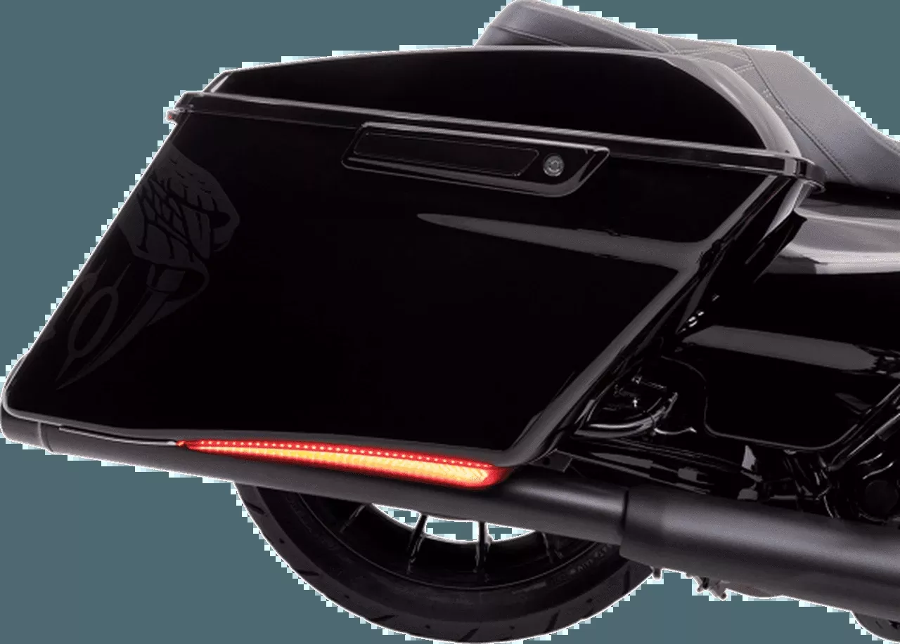 Ciro Extended Machete Bag LED Lights for '17-23 Harley-Davidson Touring