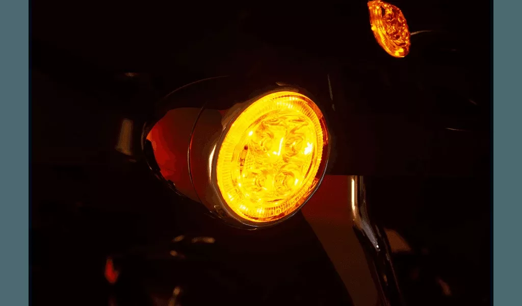 Ciro Fang Signal Light Inserts for Harley Davidson Models with Bullet Style Turn Signals