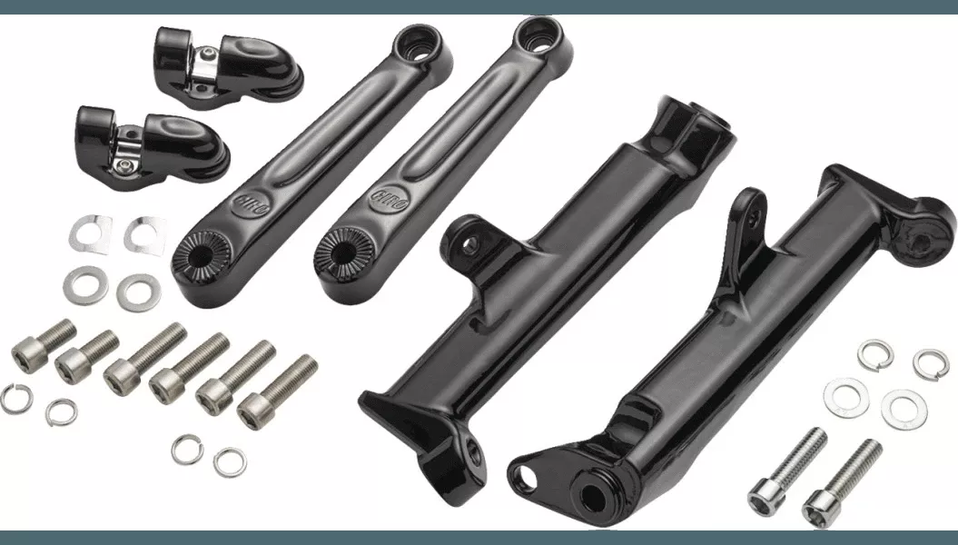 Ciro Long Highway Peg Mount for '24-Up Harley Davidson FLHX/FLTR Touring and '23-24 CVO Street Glide FLHXSE - Black