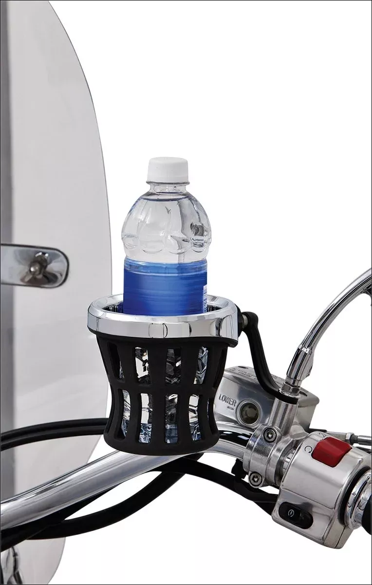 Ciro Universal Mirror Stem Mount for Drink Holder for Harley or Metric Models