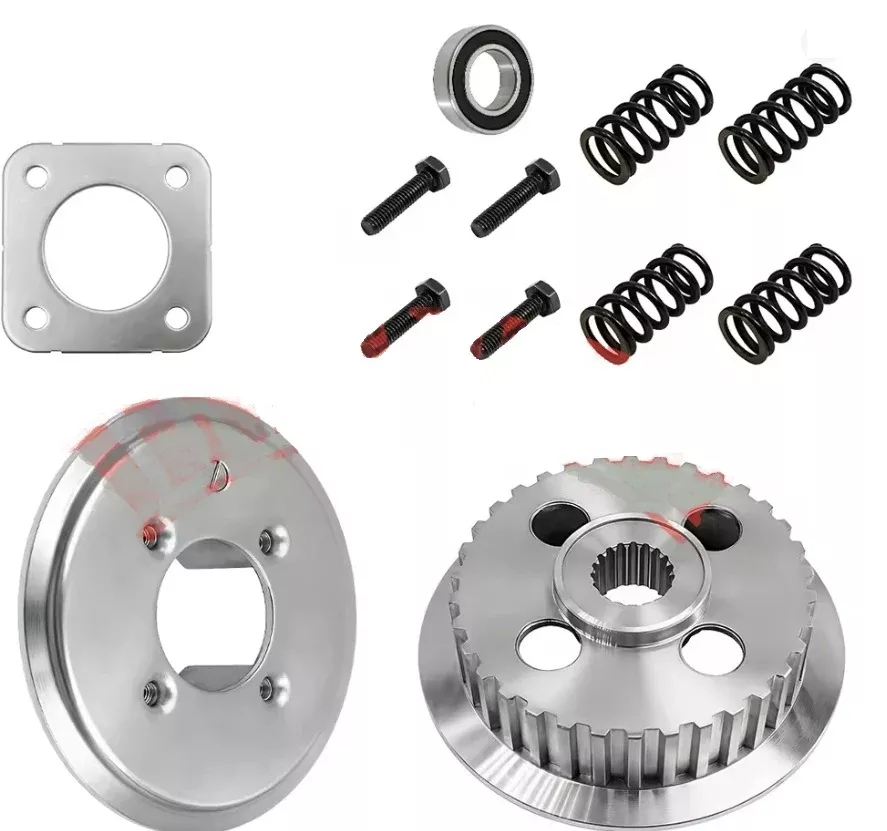 CLUTCH INNER HUB & OUTER PRESSURE PLATE & SPRINGS KIT 2002-2024 HONDA RECON 250 TRX250TE