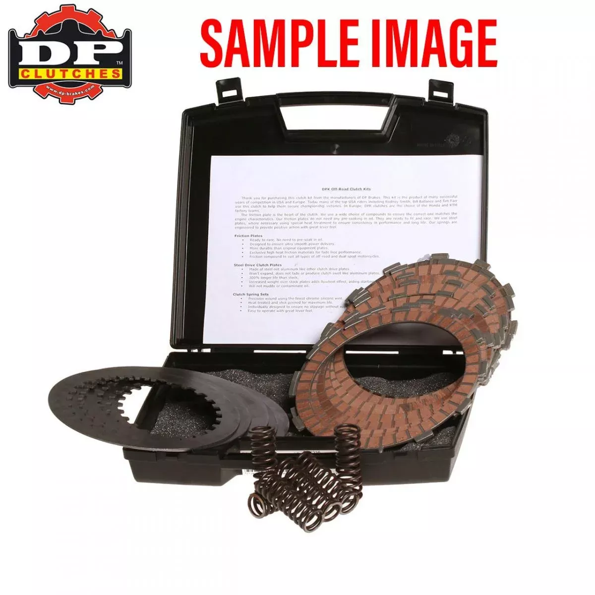 CLUTCH KIT HD KTM SXC 400/540/620, DP CLUTCH KIT DPK138